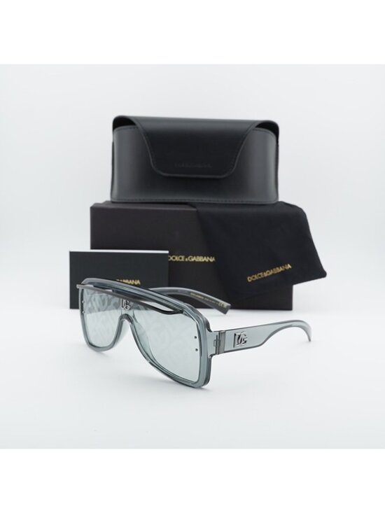 Dolce & Gabbana DG6205 3160AL Sunglasses Transparent Grey Square Frame